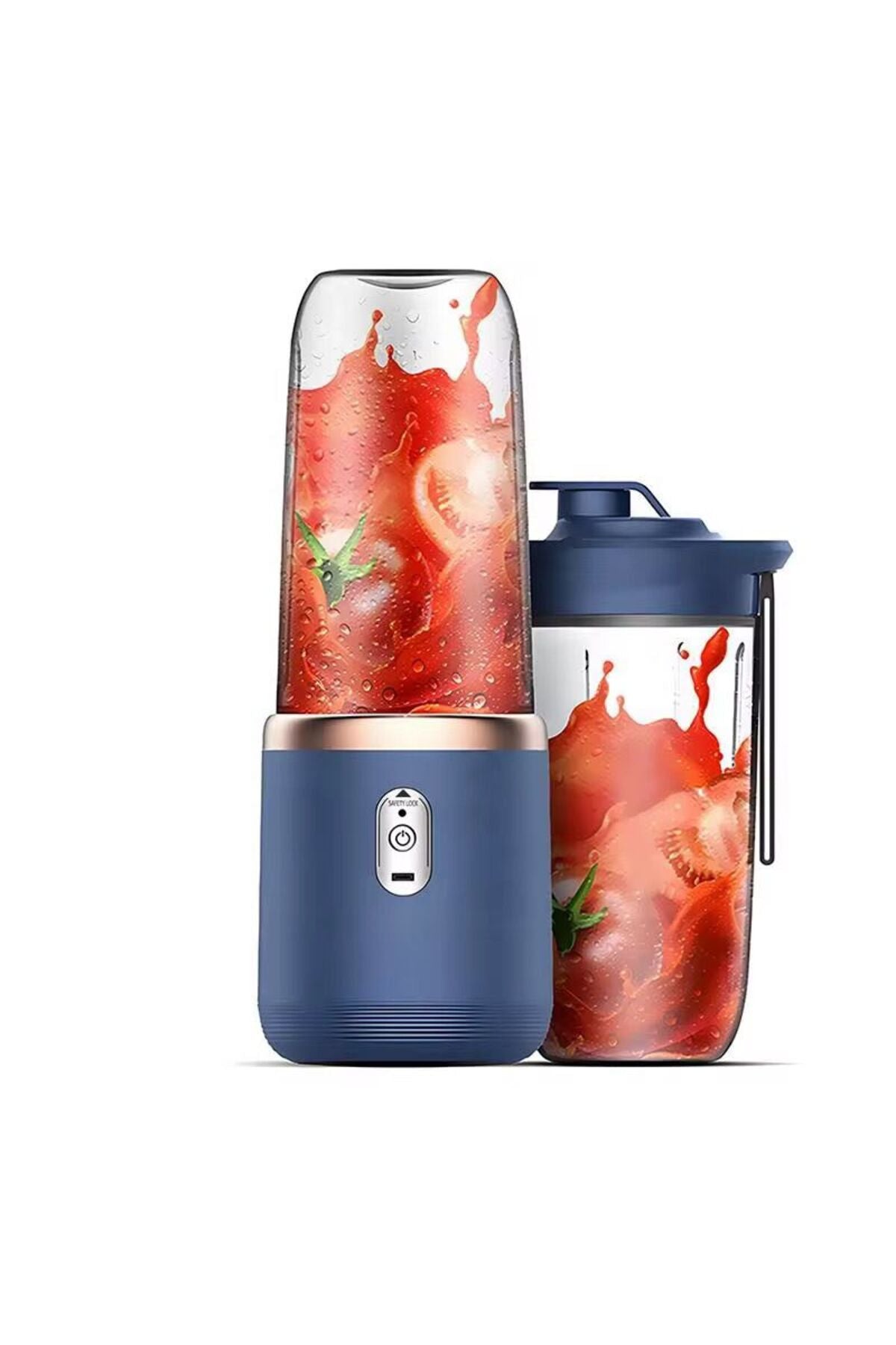 Blender Portabil USB Reincarcabil – Mini Mixer Smoothie, Ideal pentru Acasa, Birou si Calatorii