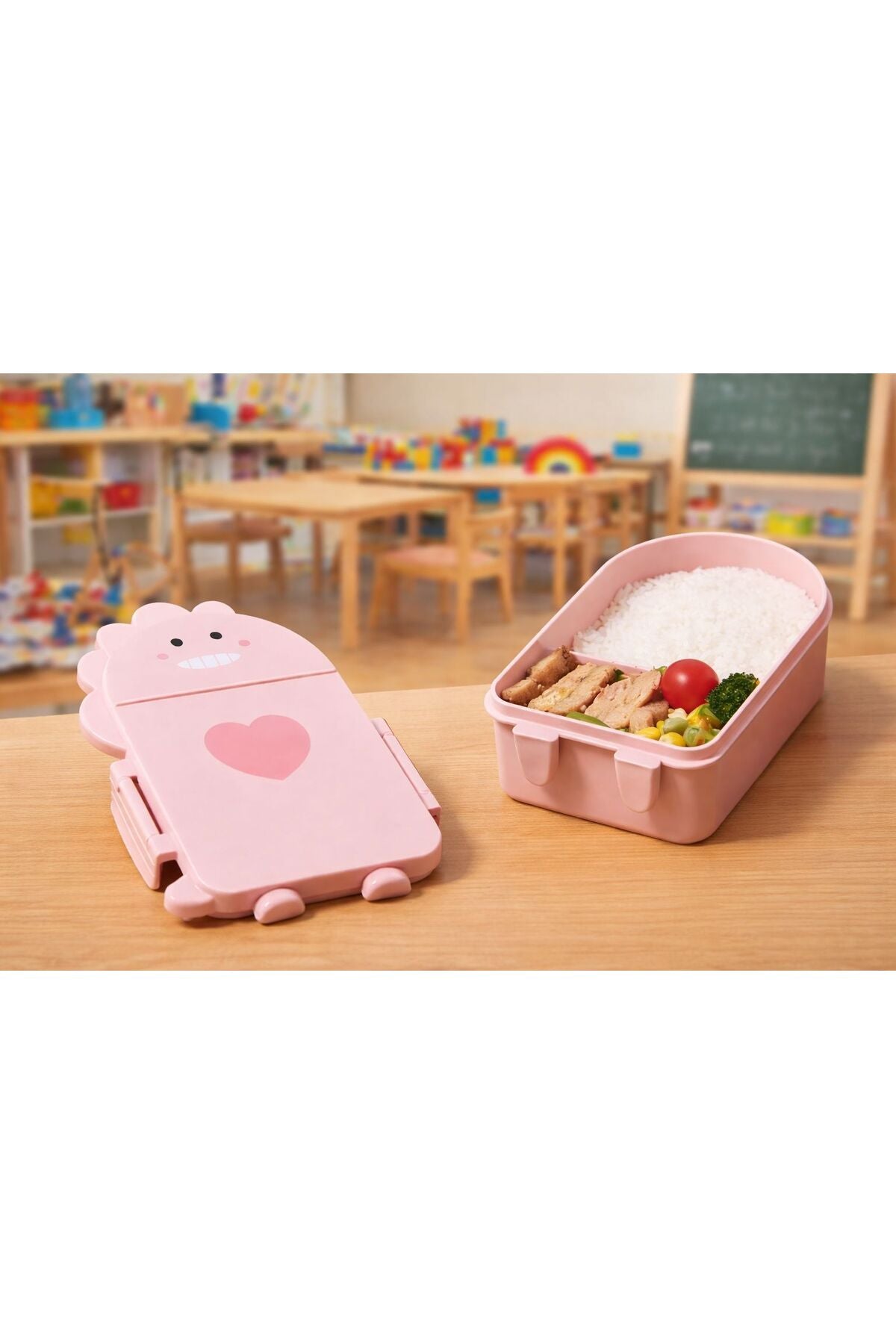 Cutie Pranz Copii –Caserola Alimentara cu Compartimente,19.5x13.5x6.5 cm, Lunch Box Scoala/Gradinita