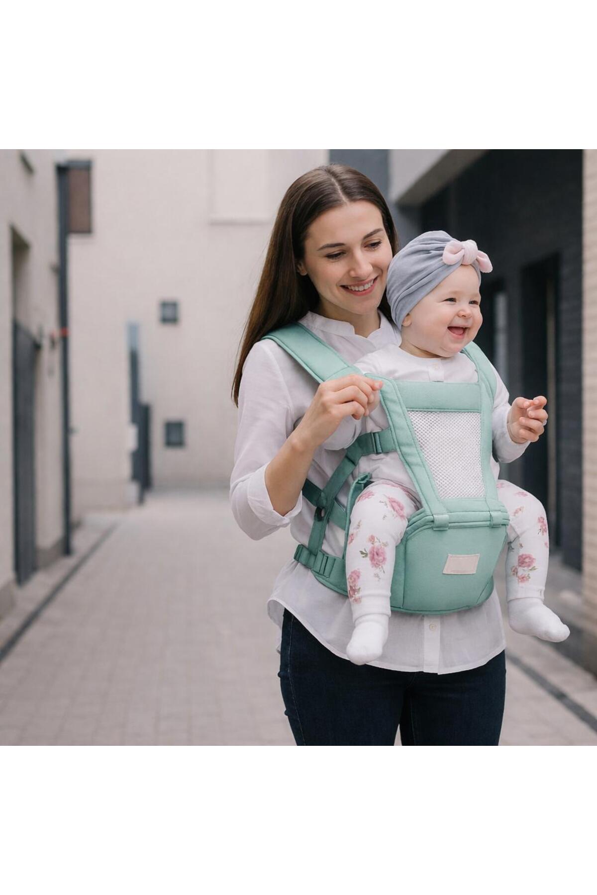 Marsupiu ergonomic pentru bebeluși – Suport reglabil pentru nou-născuți și copii mici
