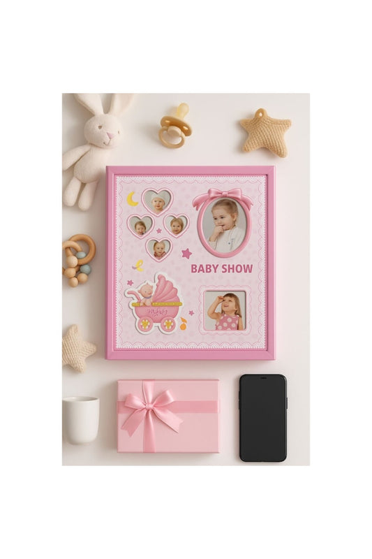 Album foto pentru bebeluși-Păstrează amintirile din copilărie, ideal pentru baby shower și botez