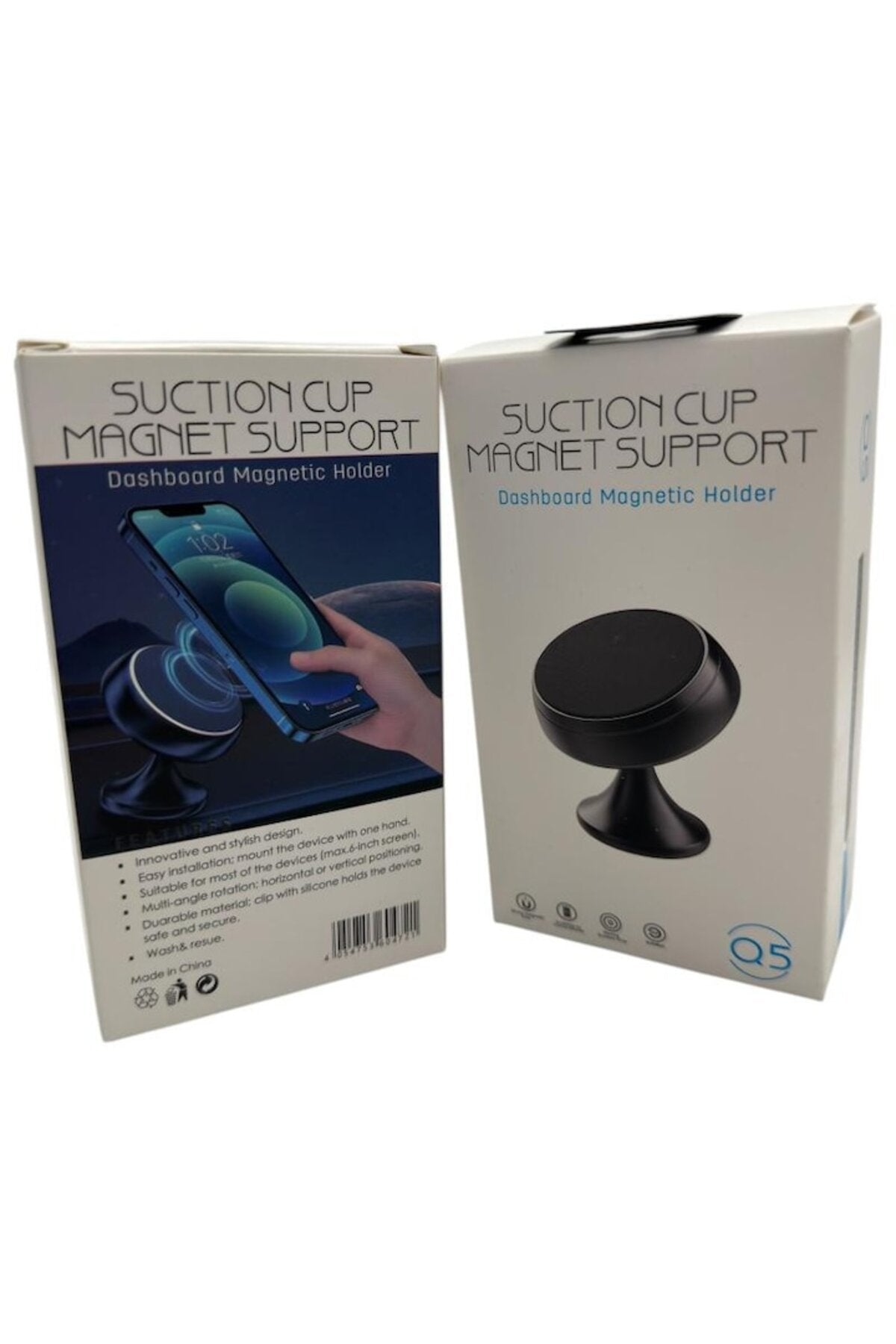 Suport magnetic universal pentru telefon auto cu rotație de 360 ​​de grade