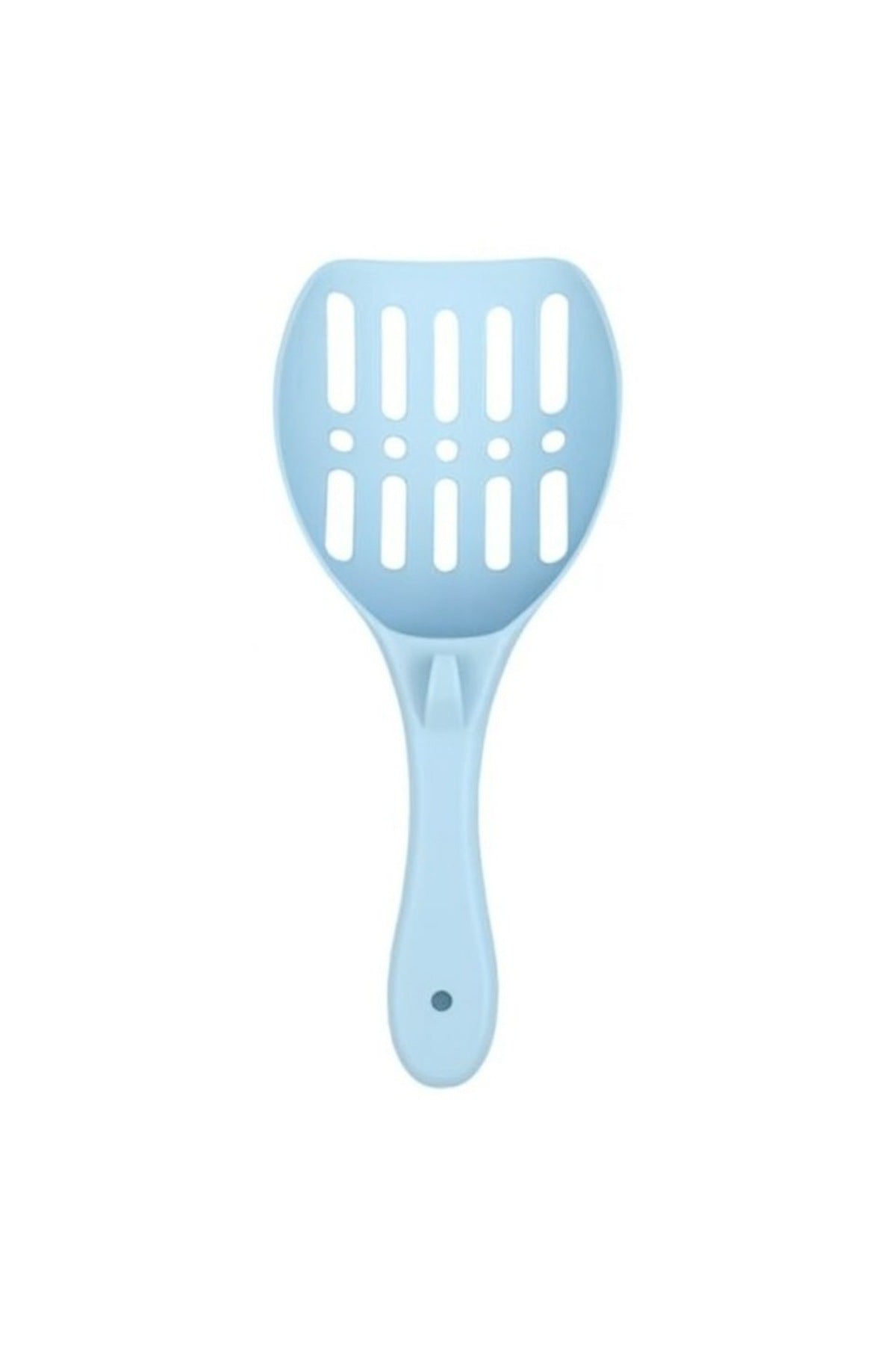 Lopățică din plastic pentru litiera pisicilor, albastră