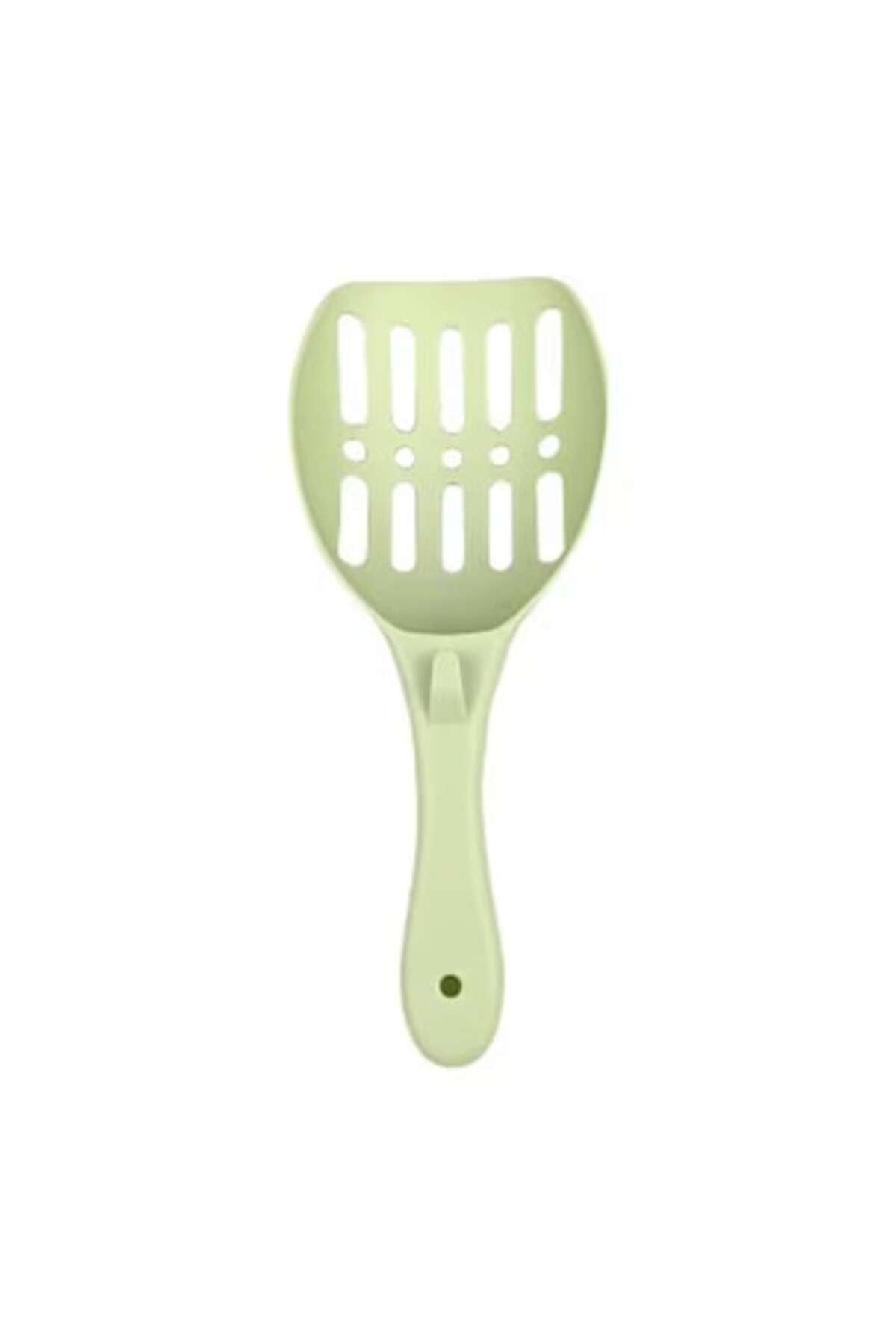 Lopată practică din plastic pentru litiera pisicilor, verde