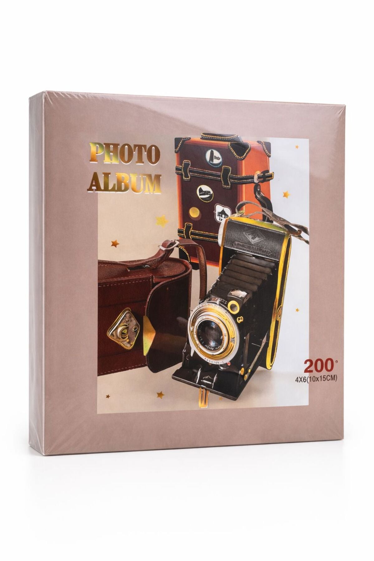 Album Foto Elegant, 200 Poze 10x15 cm, Coperta Premium, Cadou Perfect pentru Amintiri