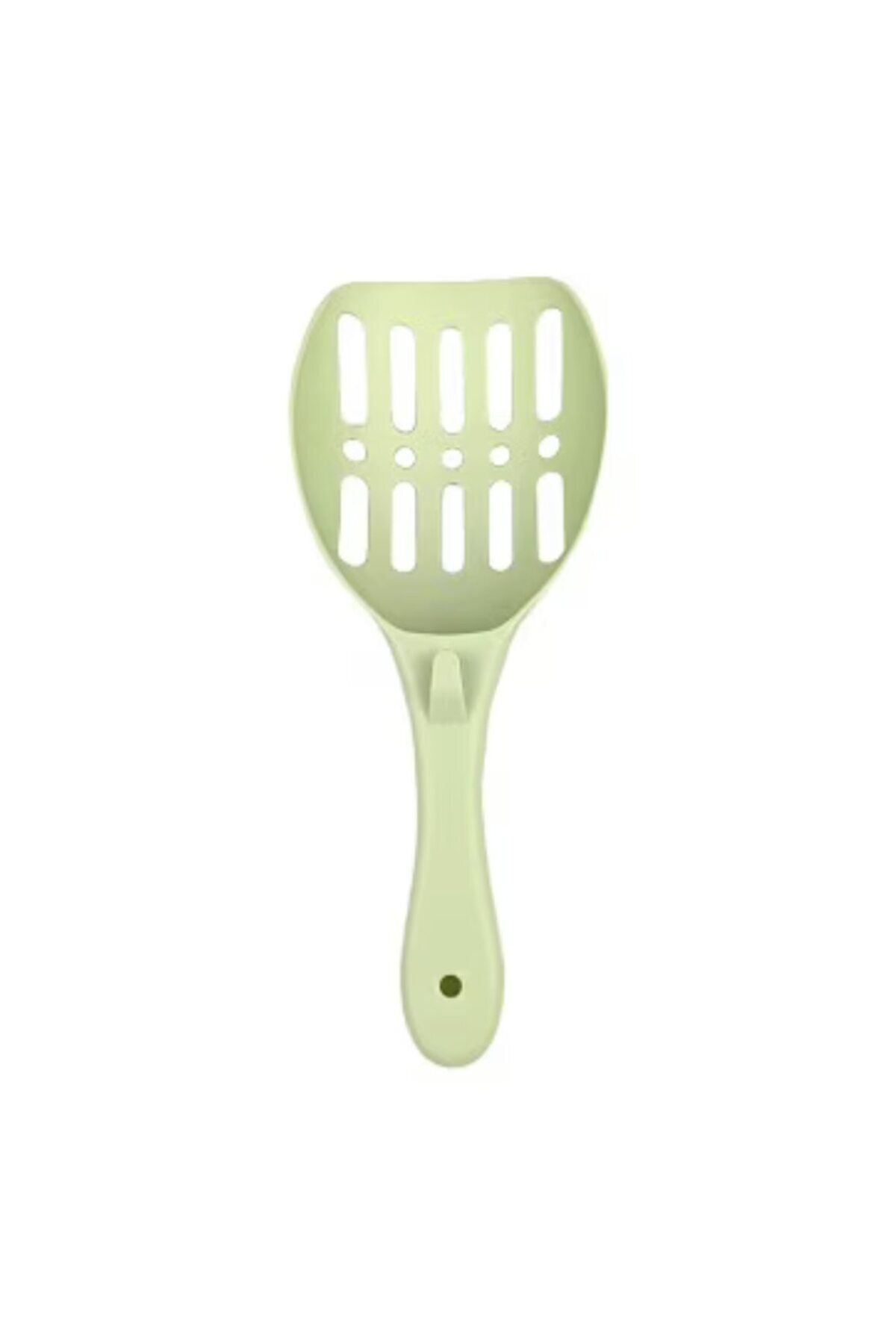 Lopată practică din plastic pentru litiera pisicilor, verde