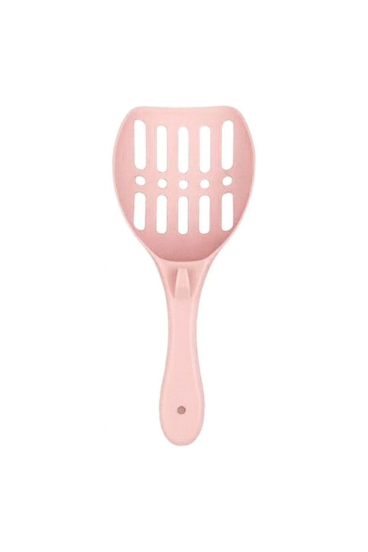Lopățică practică din plastic pentru așternut pentru pisici, roz