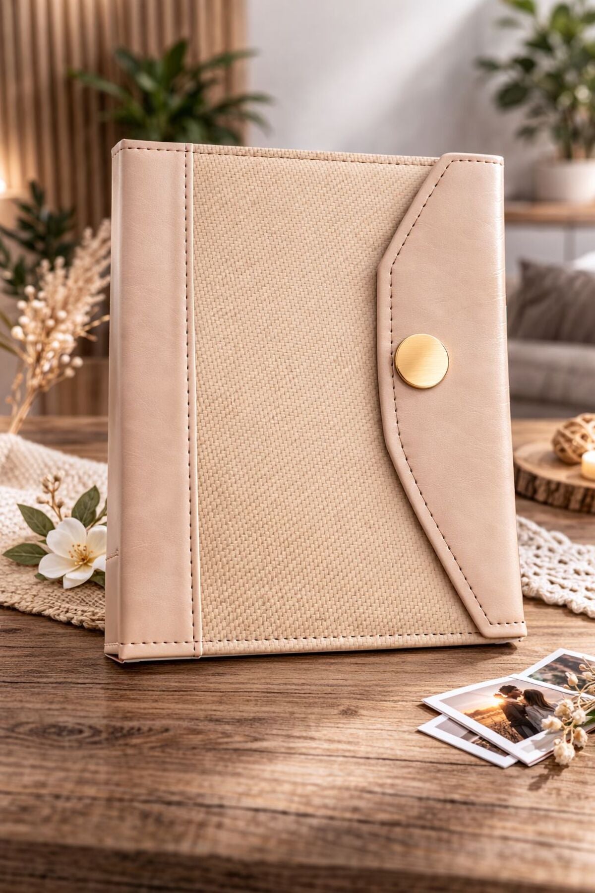 Album Foto 200 Fotografii – Copertă Elegantă, Închidere Magnetică, Design Premium